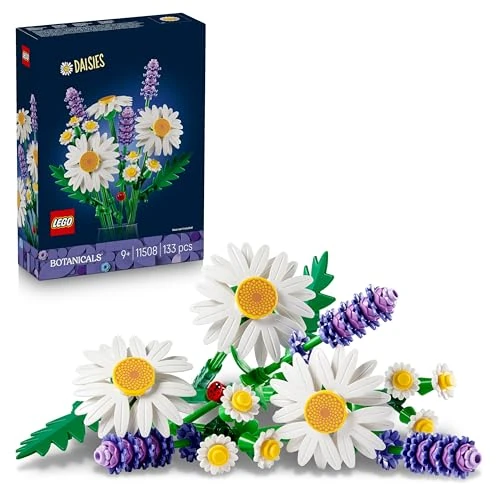 Limited offer: LEGO Botanicals Daisies - Artificial Flower Bouquet w/Faux Daisies & Lavender - DIY Kids' Bedroom Decor - Birthday Gift for 9+ Year Old Girls & Adult Flower Lovers - Valentine's Day Treat - 11508 from 12.99 EUR to 12.99 EUR (save 0%)