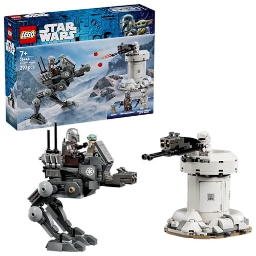 Lego 75444 Star Wars AT-RT(TM) Attack Toy Birthday Present Block Father's Day Educational Boys Girls Children 7 8 9 Years Old Elementary School Student Mandalorian Gogoo Space Figure Goods