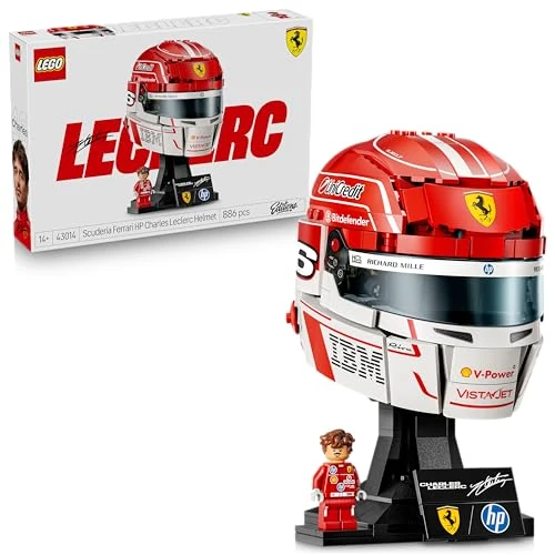Offre limitée : LEGO Editions Scuderia Ferrari HP Casque de Charles Leclerc - Produit F1 - Maquette avec Minifigurine Collector - Décoration Intérieure - Cadeau pour Garçon dès 14 ans et Adulte Fan d'Automobile 43014 de 89.99 € à 89.99 € (0.00% de remise)