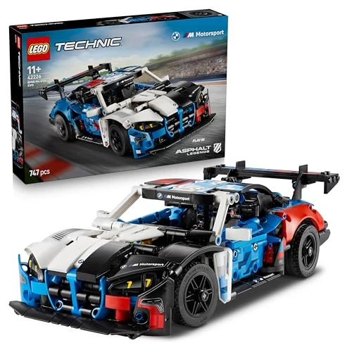 Offerta a tempo: LEGO Technic Auto da Corsa BMW M4 GT3 EVO Giocattolo - Kit di Modellismo con Macchina con Motore V6, Sterzo e Porte Apribili - Regalo da Gamer per Ragazzi da 11 Anni Appassionati di Motorsport - 42226 - 8% da 64.99 € a 59.79 €