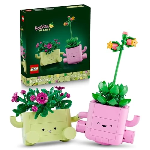 Offre limitée : LEGO Botanicals Petites Plantes Dansantes - Set de Fleurs Artificielles - 2 Fausses Plantes & 2 Pots Couleur Pastel pour Décoration de Chambre - Idée de Cadeau DIY pour Fille dès 9 ans ou Adulte 11506 de 19.99 € à 19.99 € (0.00% de remise)