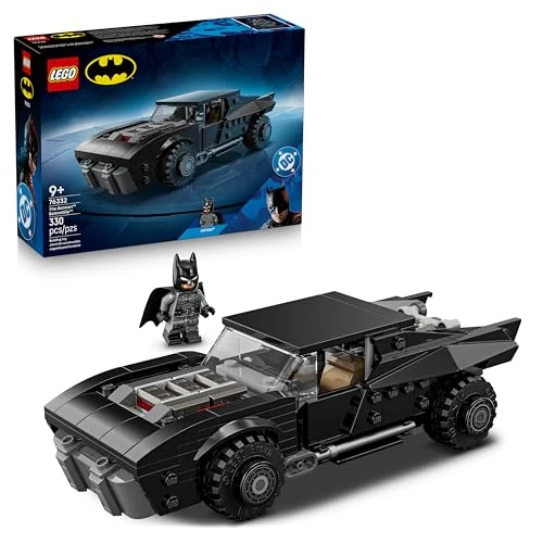 Oferta limitowana: LEGO DC Batman: Batmobil z filmu Batman, samochód superbohatera i minifigurka, pomysł na prezent dla chłopców i dziewczynek w wieku od 9 lat, kolekcjonerski model na 20-lecie 76332 z 83.99 zł na 83.99 zł (oszczędź 0.00%)
