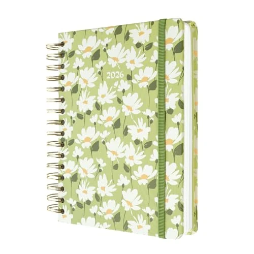 Limited offer: Kokonote 2026 Diary A5 Page A Day - Daisy Cottage | Daily Planner 2026 With Diary Stickers, Pocket, Bookmarks, January 2026 - December 2026 | Aesthetic Stationery Gifts For Women & For Men from 17.79 EUR to 12.99 EUR (save 27%)