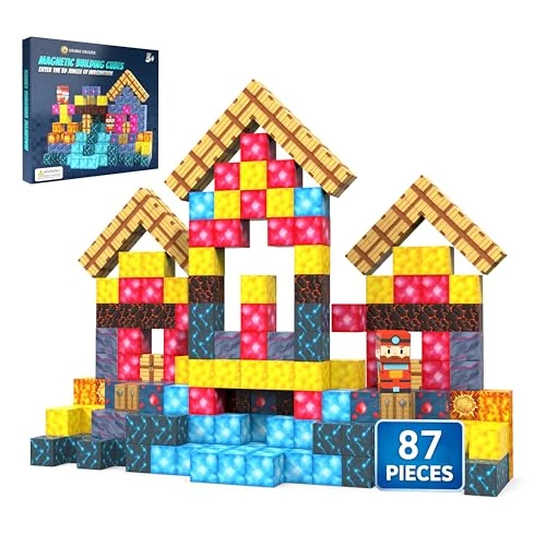 Limited-time offer: Magnetic Cubes for Kids – 3D Building Blocks STEM Toys, Montessori Magnetic Building Blocks for Toddlers, Preschool Learning Toys, Creative Construction Toys for Boys & Girls Ages 3+ from 29.99 £ to 29.99 £ (save 0.00%)