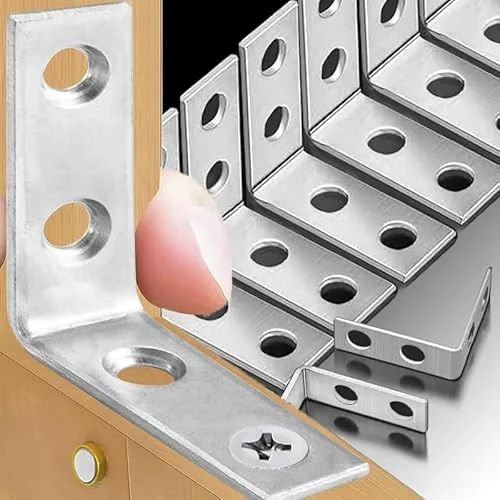 Zeitlich begrenztes Angebot: 4-Loch-90-Grad-Verbindungsklammern, L-Typ, Möbel, Schrank, Tisch, Stuhl, Eckverbinder, Befestigungsmaterial, Zubehör (10 Stück, 30 mm) von 1.49 € auf 1.49 € (0.00% Rabatt)