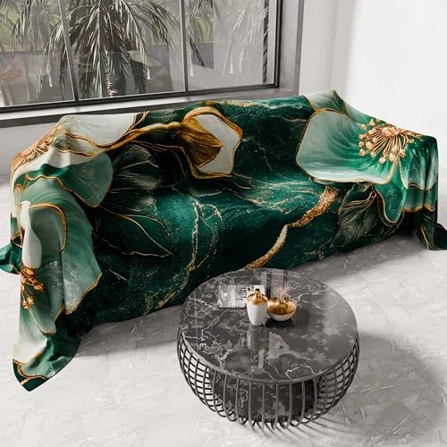 Offerta a tempo: PETTI Artigiani Italiani - Telo Arredo in Microfibra, Copritutto, Copridivano 500x270 cm, Fantasia Floreale 06 19 | Telo Protettivo Lavabile, Copriletto e Copritavolo Multiuso per Divani - 0.00% da 69.90 € a 69.90 €
