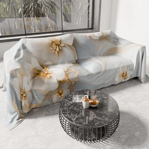 Offerta a tempo: PETTI Artigiani Italiani - Telo Arredo in Microfibra, Copritutto, Copridivano 500x270 cm, Fantasia Floreale 06 1 | Telo Protettivo Lavabile, Copriletto e Copritavolo Multiuso per Divani - 50% da 69.90 € a 34.86 €