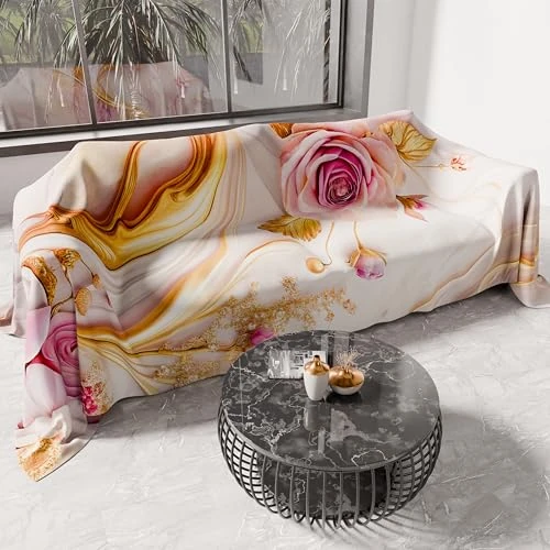 Offerta a tempo: PETTI Artigiani Italiani - Telo Arredo in Microfibra, Copritutto, Copridivano 360x270 cm, Fantasia Floreale 06 6 | Telo Protettivo Lavabile, Copriletto e Copritavolo Multiuso per Divani - 28% da 49.90 € a 36.10 €