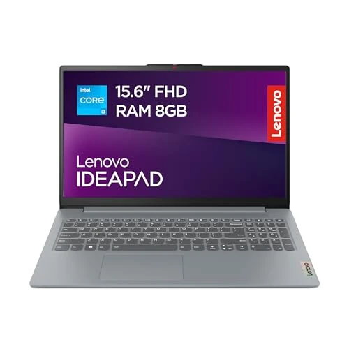 Lenovo IdeaPad Slim 3 Notebook 15,6 Zoll FHD (1920 x 1080), Intel Core i3-N305, 8 GB RAM, 512 GB SSD, integrierte Grafiken, WiFi 6, Windows 11 Home - Arctic Grey