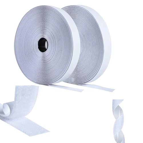 Zeitlich begrenztes Angebot: AiQInu Klettband Selbstklebend, 5mx 20mm Klettverschluss Extra Stark Doppelseitig Klebende, Selbstklebendes Klebepad Enthält Flauschband und Hakenband von 6.99 € auf 6.99 € (0.00% Rabatt)