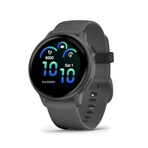 Limited-time offer: Garmin vívoactive® 6, Health and Fitness GPS Smartwatch, AMOLED Display, Up to 11 Days of Battery, Pebble Gray with Slate Band from $299.99 to $299.99 (save 0.00%)