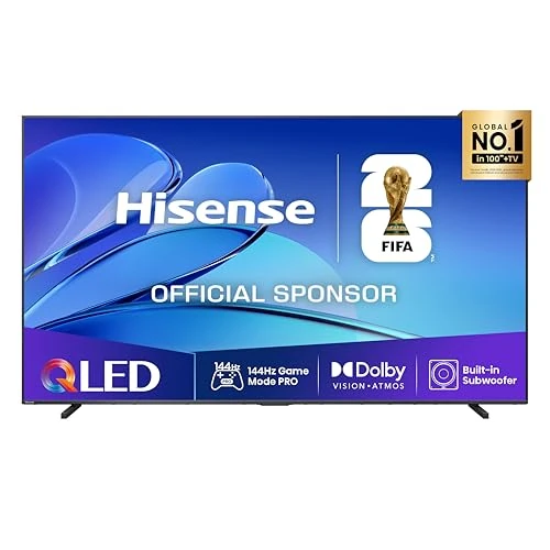 Offerta a tempo: Hisense Smart TV QLED 98" 4K 98E7Q, Smart TV VIDAA, Dolby Vision IQ, HDR 10+ Adaptive, 144hz Game Mode PRO, Dolby Atmos, Alexa Built-in, VIDAA Voice, Tuner DVB-T2/S2 HEVC 10, lativù 4K - 5% da 1146.00 € a 1088.00 €