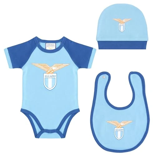 Offerta a tempo: SS Lazio Set completo neonato, Prodotto Ufficiale, celeste, 9-12 mesi - 39% da 29.99 € a 18.30 €