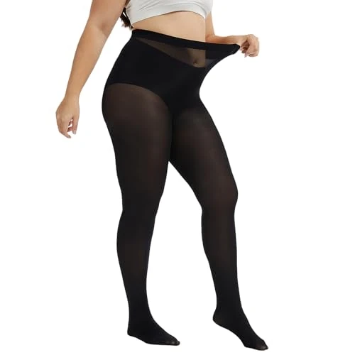 Oferta limitada: LOFIR Medias Talla Grande Mujer: Pantys y Leotardos 80 Denier Opacas de Cintura Alta de Suave Microfibra para Mujer Curvy 1 Par 3XL-4XL Negro de 12.98 EUR a 7.97 EUR (ahorro 39%)