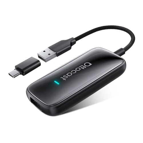 Offerta a tempo: OTTOCAST Play2Video Ultra, 2025 Adattatore Wireless CarPlay & Android Auto con Netflix/YouTube/IPTV/Prime Video integrati — 15% da 129,99 € a 110,49 €