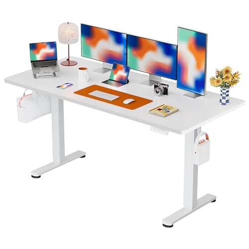 Limited-time offer: ErGear Electric Standing Desk Height Adjustable 160 x 80cm, Sit Stand Desk with 4 Memory Smart Pannel for Home Office with Splice Board from 189.99 £ to 169.99 £ (save 11%)