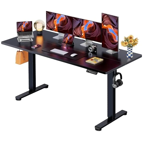 Zeitlich begrenztes Angebot: ErGear Elektrisch Höhenverstellbarer Schreibtisch 160 x 80 cm, Schreibtisch Höhenverstellbar mit 4-Gedächtnis-Smart-Pult für Home-Office mit Verbindungsplatte von 189.99 € auf 159.99 € (16% Rabatt)