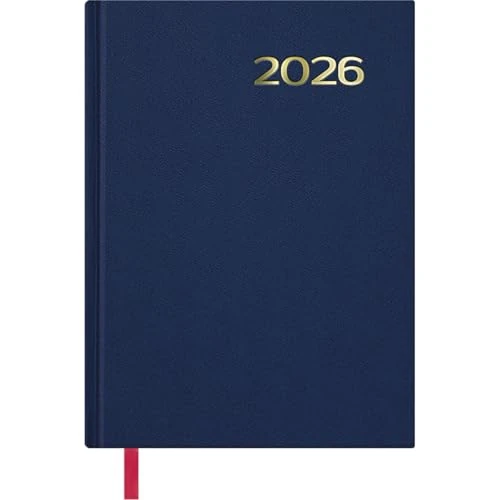 Offre limitée : Dohe - Agenda 2026 Portugais - Jour par Page, Format A5 (14x20 cm), Couverture Rigide, 12 Mois Janvier à Décembre, Planificateur Annuel avec Marque-Page - Sintra Bleu de 5.12 € à 5.12 € (0.00% de remise)