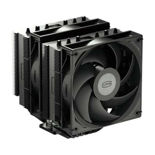 Offre limitée : PCCOOLER CPS RT Série Ventilateur de CPU, Refroidisseur d'air RT620Pro Ventilateur à double tour Système de refroidissement CPU à 6 caloducs, pour Intel LGA 115X/1200/1700, AMD AM4/AM5 Noir de 28.14 € à 22.51 € (20% de remise)