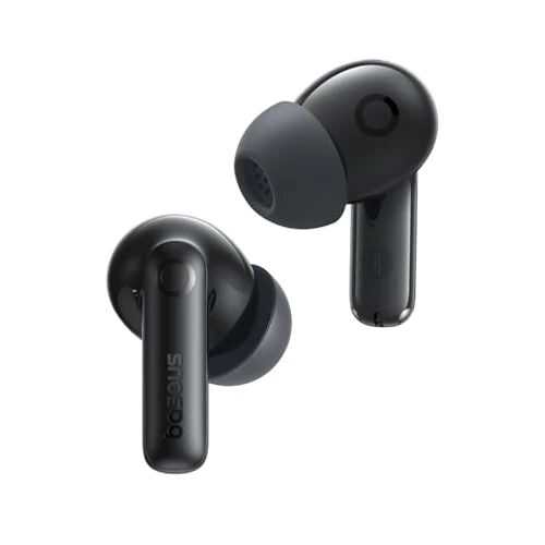 Baseus BP1 Pro In-Ear Headphones, Wireless, Bluetooth Headphones with -50 dB Noise Cancellation, Noise Cancelling Earbuds with Hi-Res&LDAC, 6-Mic AI Clear Call, IP55, 55H Playtime, Bluetooth 6.0