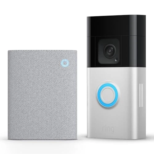 Offerta a tempo: Ring Videocitofono Plus a batteria (Battery Video Doorbell Plus) + Chime (3ª gen.) | campanello con telecamera | Video HD 1536p | Batteria ricaricabile a sgancio rapido | Facile da installare - 62% da 184.98 € a 69.99 €