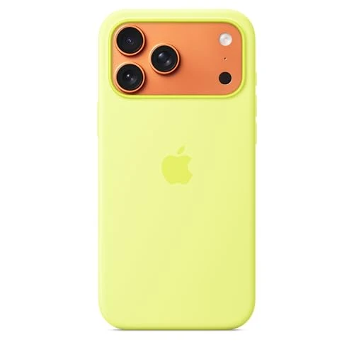 Offre limitée : Apple Coque en Silicone avec MagSafe pour iPhone 17 Pro Max – Jaune Fluo ​​​​​​​ de 59.00 € à 59.00 € (0.00% de remise)