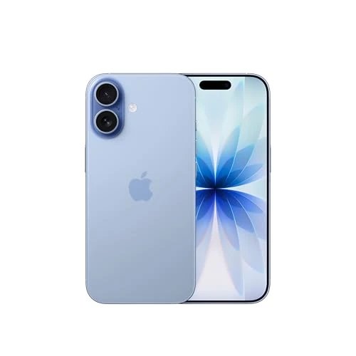 Offerta a tempo: Apple iPhone 17 256 GB: display 6,3" con ProMotion, chip A19, fotocamera frontale Center Stage per selfie di gruppo più facili, più resistenza ai graffi, un giorno intero di batteria; Azzurro nebbia - 8% da 979.00 € a 899.00 €