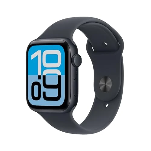 Oferta limitada: Apple Watch SE 3 GPS con caja de aluminio en color medianoche de 44 mm y correa deportiva color medianoche-Talla M/L.Monitores de entreno y sueño,monitor de frecuencia cardiaca,pantalla siempre activa de 299.00 EUR a 279.00 EUR (ahorro 7%)