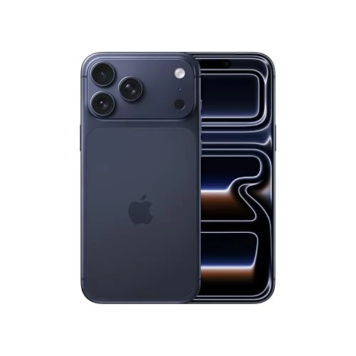 Apple iPhone 17 Pro MAX de 256 GB: Pantalla de 6,9 Pulgadas con Promotion, Chip A19 Pro, autonomía revolucionaria, Sistema de cámaras Pro Fusion con cámara Frontal Center Stage; Azul Intenso