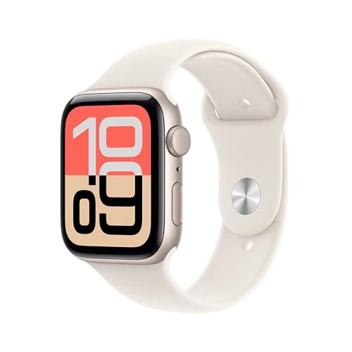 Offerta a tempo: Apple Watch SE 3 GPS, Cassa 44 mm in alluminio galassia con Cinturino Sport galassia - M/L - 16% da 309.00 € a 258.99 €