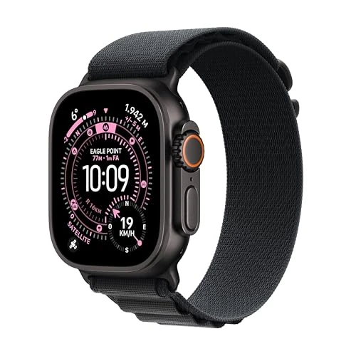Offerta a tempo: Apple Watch Ultra 3 GPS + Cellular, Cassa 49 mm in titanio nero con Alpine Loop nero - Medium - 0.00% da 688.21 € a 688.21 €