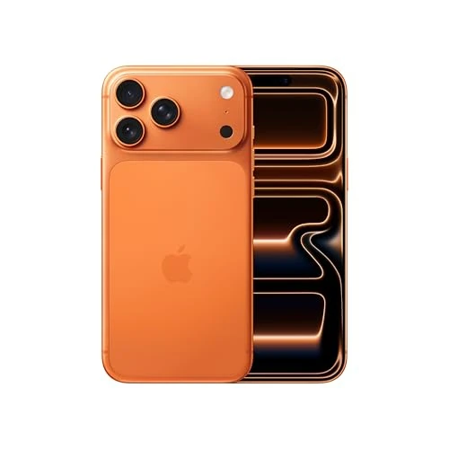 Offerta a tempo: Apple iPhone 17 Pro Max 512 GB: display 6,9", ProMotion fino a 120Hz, chip A19 Pro, autonomia mai vista su iPhone, sistema di fotocamere Pro Fusion, fotocamera frontale Center Stage; Arancione cosmico - 9% da 1739.00 € a 1579.00 €