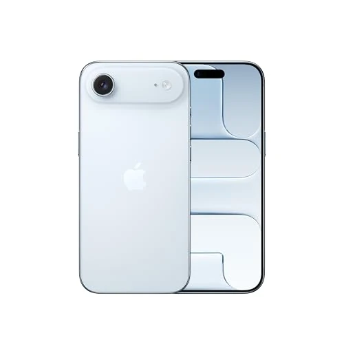 Offerta a tempo: Apple iPhone Air 1 TB: l’iPhone più sottile di sempre, display 6,5" con ProMotion fino a 120Hz, potente chip A19 Pro, fotocamera frontale Center Stage, un giorno intero di batteria, eSim; Celeste - 25% da 1739.00 € a 1299.00 €
