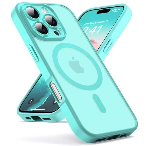 Oferta limitada: Oududianzi - Magnética Funda para iPhone 16 Pro MAX Magsafe, Azul Verde de 14.99 € a 13.29 € (ahorro 11%)