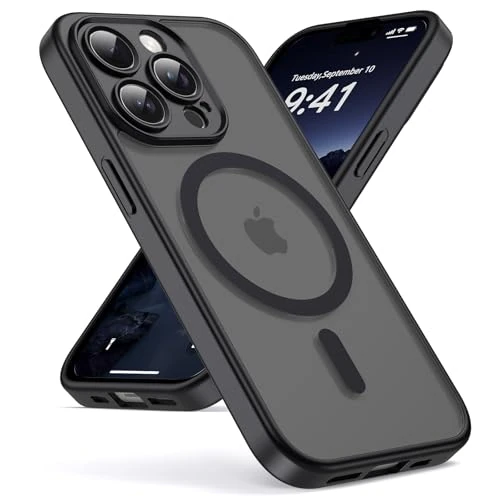 Offre limitée : Oududianzi - Magnétique Coque pour iPhone 15 Pro Max Magsafe, Noir de 12.62 € à 11.99 € (5% de remise)