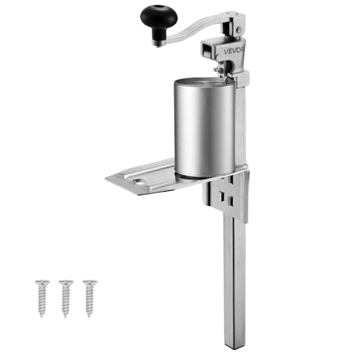 Oferta limitada: VEVOR Abrelatas, Abrelatas Manual de Sobremesa para Latas de hasta 30 cm de Altura, Altura Ajustable con Tornillos, Acero Fundido para Restaurantes y Hoteles, Tipo Fijo, 235 x 100 x 660 mm de 41.90 € a 41.90 € (ahorro 0.00%)
