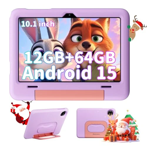Blackview Tab60kids tablet dziecięcy 10 cali, Android 15, 12 GB RAM + 64 GB ROM 5 MP + 8 MP, Wi-Fi, Bluetooth, Type-C, tablet dla dzieci