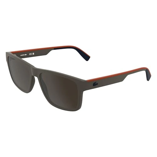 Offre limitée : Lacoste Men's Sunglasses L6076S - Matte Taupe with Solid Brown Lens de 147.00 € à 131.00 € (11% de remise)
