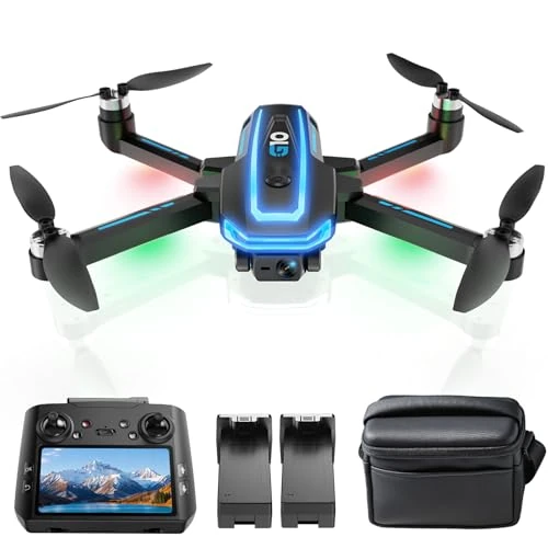 Oferta limitada: G10 GPS Drones con Cámara 4k Adultos(control remoto pantalla)45 min tiempo vuelo,Max 600m/1968ft Transmisión, FPV con Auto-Retorno, Quadcopter que vuela siguiéndote, Motor sin Escobillas, ＜249 g, C0 de 152.47 EUR a 142.49 EUR (ahorro 7%)