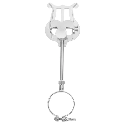 iplusmile Portable Clarinet Music Stand in Strong Silver Iron Lightweight and Practical Music Stand for Bands and Orchestras