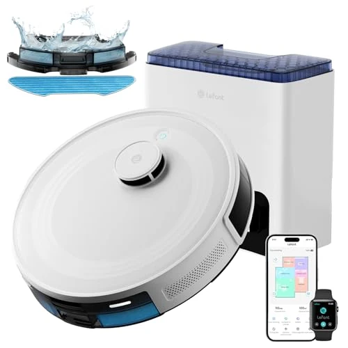 Offerta a tempo: Lefant M2L Plus Robot Aspirapolvere Lavapavimenti con Mappatura, 6000 Pa - 70% da 599.99 € a 179.99 €