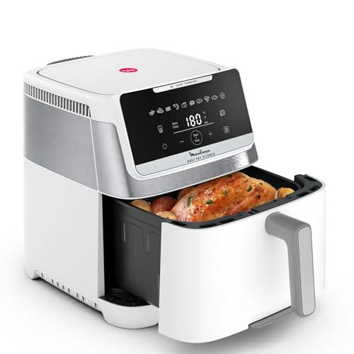 Moulinex Easy Fry Silence 7L, Silent and compact air fryer, Up to 8 people, Removable front, EZ8421F0"