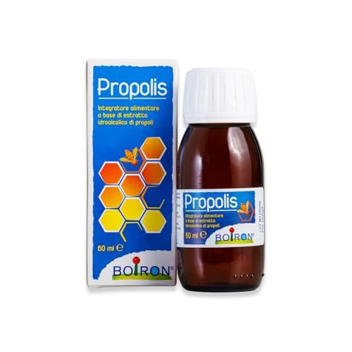 Offerta a tempo: Boiron Propolis - Integratore Alimentare, con Estratto Idroalcolico di Propoli, Ingredienti di Origine Naturale - Flacone da 60 ml con Contagocce (1x60ml) - 36% da 13.93 € a 8.89 €