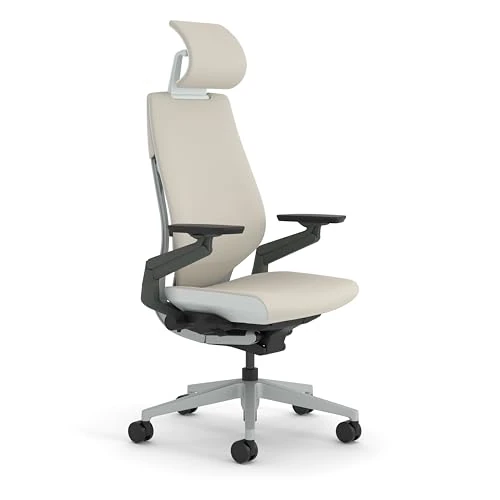 Zeitlich begrenztes Angebot: Steelcase Ergonomischer Bürostuhl: Gesture, Kopfstütze, Beige von 1425.00 € auf 1425.00 € (0.00% Rabatt)