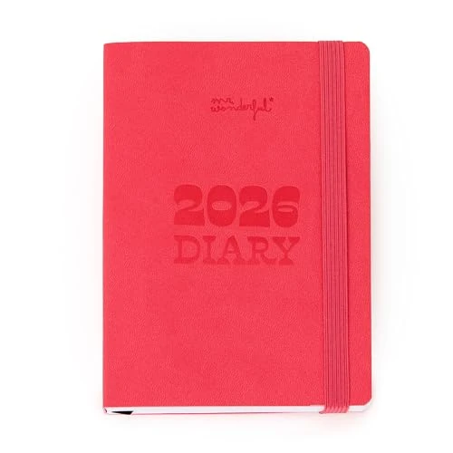 Offerta a tempo: Mr. Wonderful - Agenda Pocket 2026 Settimanale piccola – Rosa - 41% da 8.34 € a 4.95 €