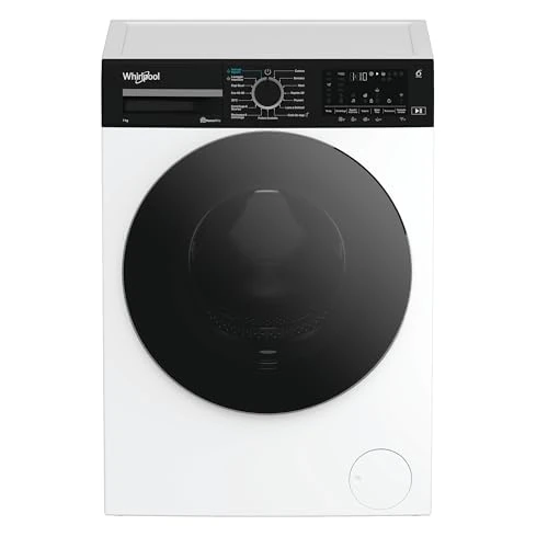 Whirlpool WAM 76WBC IT – Lavatrice 7 kg Libera Installazione, Carica Frontale, 1400 giri/min, Classe A, Tecnologia 6° SENSO, AutoDose, Steam Refresh, FreshCare+, HomeWhiz – 84,5 x 60 x 49,6 cm (AxLxP)