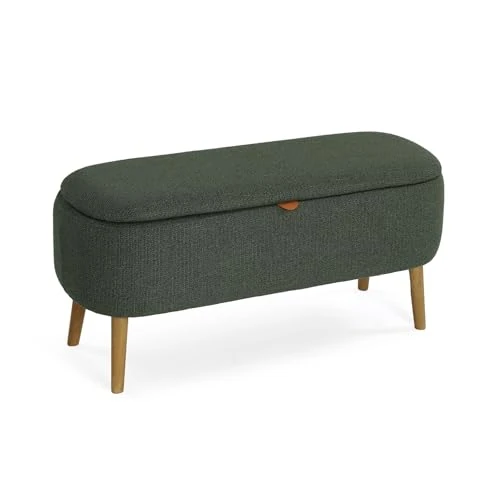 Offerta a tempo: Panca per piedi da letto Versa Maniko Chic Style, dimensioni (A x L x P) 45 x 94 x 37 cm, verde - 0.00% da 133.99 € a 133.99 €