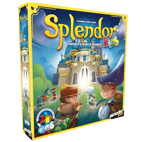 Limited-time offer: Asmodee Kids - Splendor Kids - Board Game Family Game for 2-4 Players - Age 6, Running Time 20 Minutes, Italian Edition from 22.89 £ to 22.89 £ (save 0.00%)