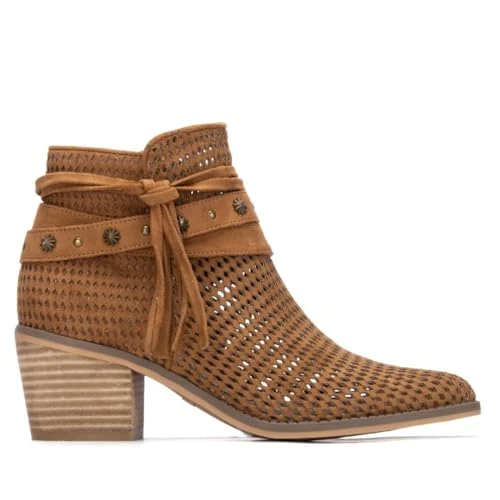 Tijdelijke aanbieding: REFRESH - Enkellaars Dames camel - Comfortabel en veelzijdig schoeisel – Casual mode - Model 17518002 (Maat 37) van 45.37 € naar 45.37 € (0.00% korting)