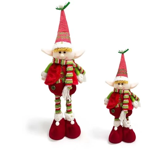 Offre limitee: Himissy Grand Lutin de Noel, Lutins de Noel Rétractables, Noel Lutin Mâles, Noel Decoration, Elfes Rétractables, Décoration de Noël, pour Maisons, Magasins, Restaurants (C1) de 19.97 EUR a 19.97 EUR (economie 0%)